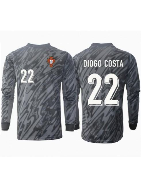 Portugal Diogo Costa #22 Golmanski Gostujuci Dres EP 2024 Dugim Rukavima Portugal Diogo Costa #22 Golmanski Gostujuci Dres EP 2024 Dugim Rukavima